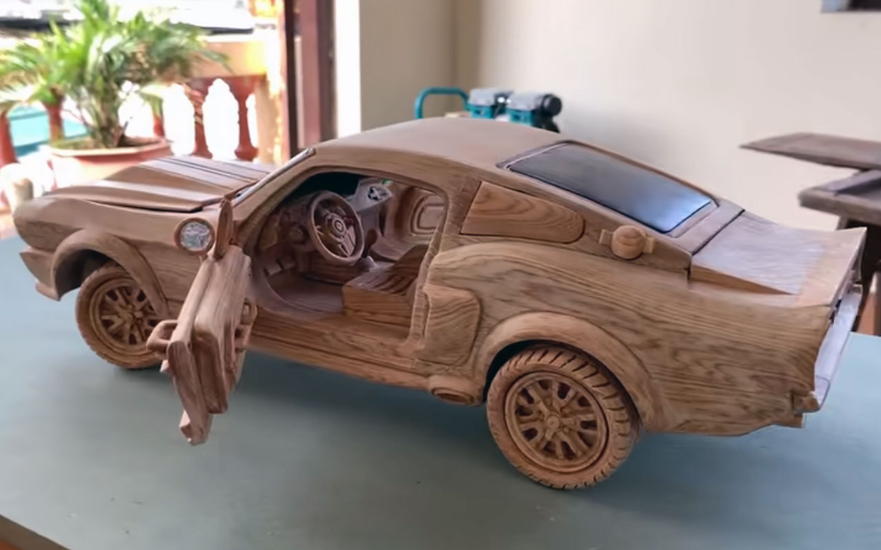 Как из дерева вырезали… Mustang (видео) — журнал За рулем