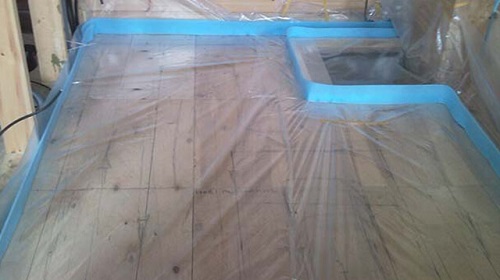 Бетонная стяжка на деревянный пол