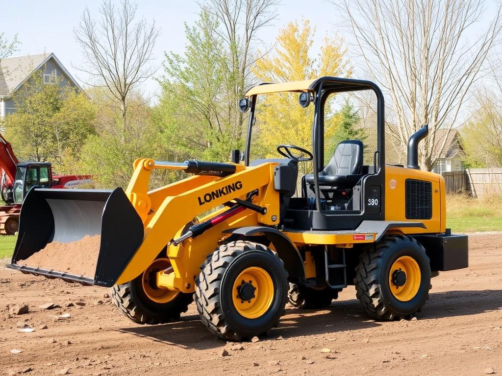Lonking CDM 312: компактный погрузчик, который решает сложные задачи на небольшой площади